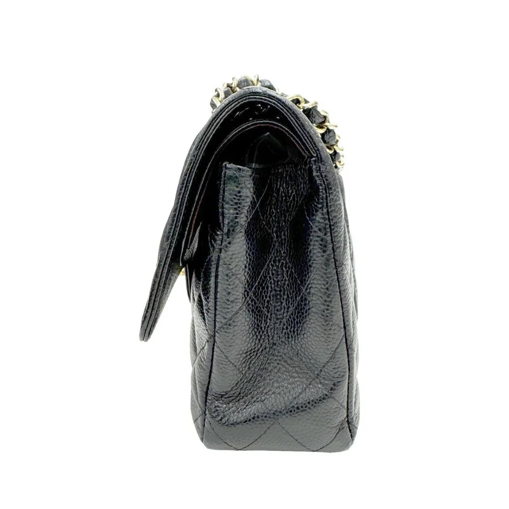 CHANEL Authentic Black Caviar Leather Wallet - Picture 4 of 13
